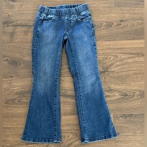 Cat & Jack Classic Blue Kids’ Flare Jeans, Size 6